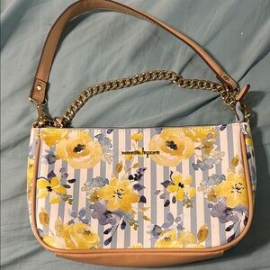 Nanette Lepore  Floral Yellow and Blue Women's Bag nwot.